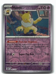 Hypno 097/165 Scarlet & Violet 151 Reverse Holo Uncommon