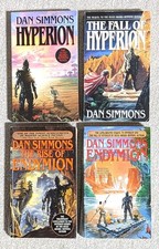 Dan Simmons = HYPERION CANTOS = Hyperion (2) + Endymion (2) = 4 paperbacks