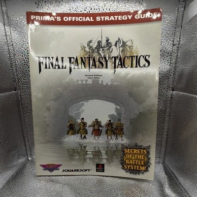 Prima Games Final Fantasy Tactics Official Strategy Guide 1998 Battle Maps