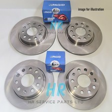 FRONT & REAR BRAKE DISCS AND PAGID PADS FOR VW GOLF R 2.0 TFSI MK7 2016+