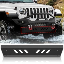 Offroad Front Skid Plate Guard For 18-25 Jeep Wrangler JL &2020-25 Gladiator JT