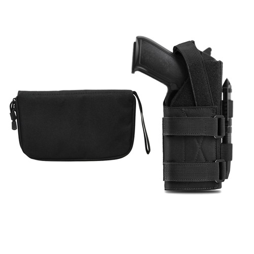 Custodia per pistola tattica borsa a mano + fondina porta pistola borsa portaoggetti - Foto 18 di 20