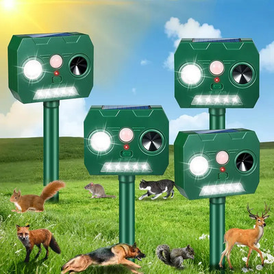 Ultrasonic Animal Repellent Outdoor Deer Repellent Outdoor Solar Deer Repllent