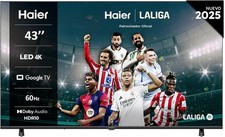Haier TV K85F (2025) 43" LED UHD 4K – H43K85FUX Smart TV Google TV Bluetooth WLA