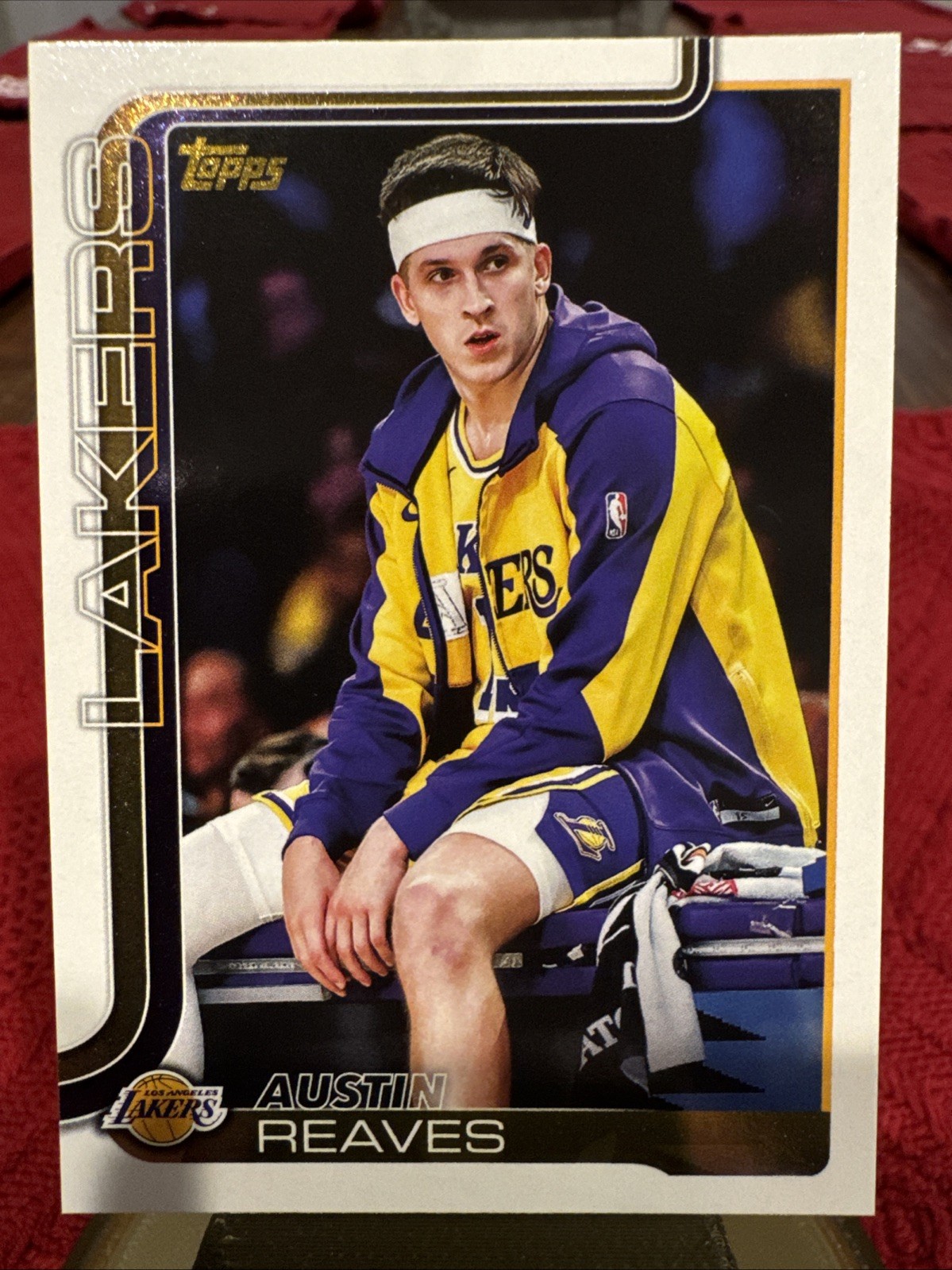 2025-26 Topps Austin Reaves Golden Mirror Variation #151 Lakers SSP Photo