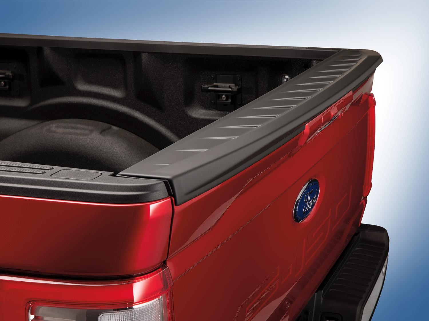 F-150® 2021-2025 Truck Trunk Tailgate Scuff Resistant Rear Spoiler Lip in Black