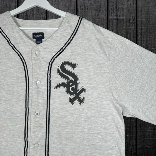 Vintage 90s Chicago White Sox Cotton Jersey - Southside Bad Boys - Men's Large - Picture 4 of 12