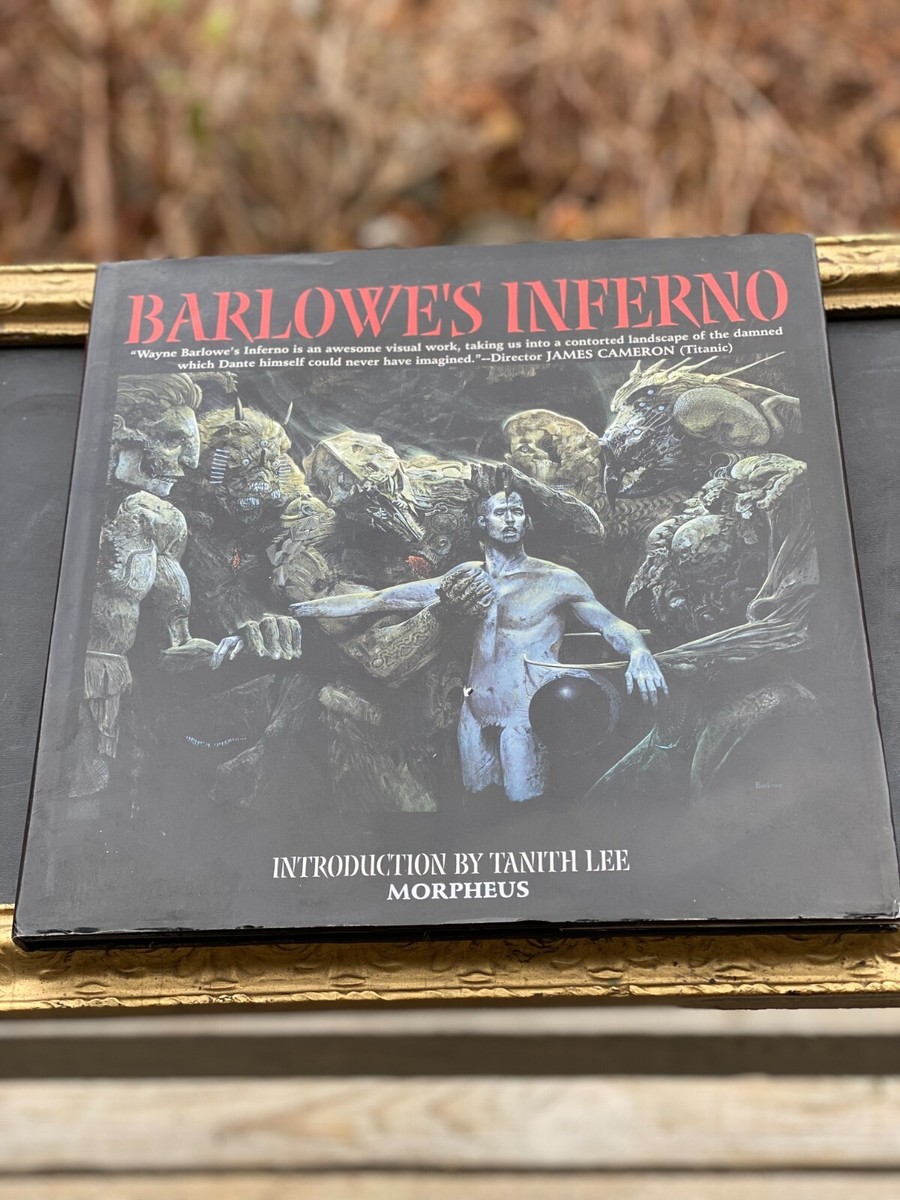Rare Barlowe's Inferno by Wayne Douglas Barlowe 1st Edition