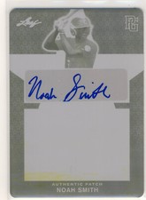 NOAH SMITH 2020 Leaf Perfect Game PG PLATE AUTO /1 ILLINOIS ST 1/1