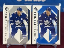 2023-24 Upper Deck SP Hockey John Tavares Player Profiles Silver #685/1299+Base