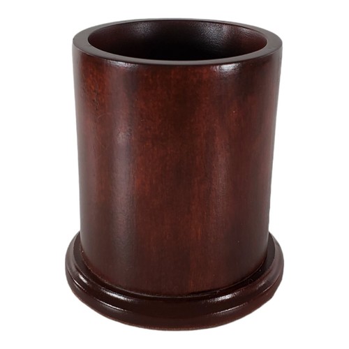 Mahogany Letter Document Desk Tray, Business Card Holder, Pen Cup Executive Set - Picture 7 of 18