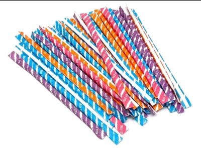 40  PIXY SILLY STIX CANDY - SWEET & SOUR SUGAR FILLED STRAWS - ASSORTED FLAVORS