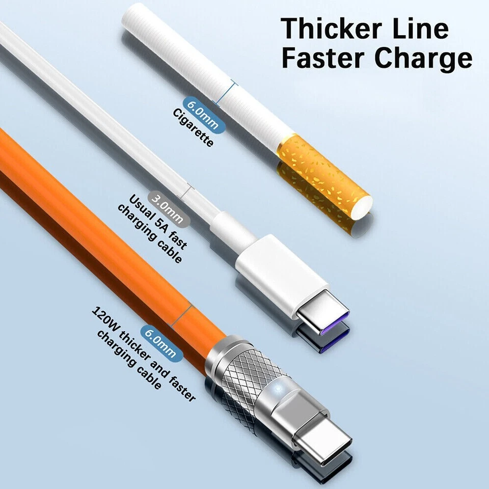 3in1 Multi FAST CHARGER USB Charging Cable For Android & Type C/micro - Image 3 of 4