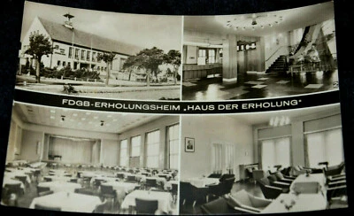 53675 AK FDGB Ferienlager Ferienheim Ostseebad Ahlbeck Haus der Erholung 1974 - Bild 1 von 2
