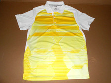 OAKLEY Hydrolix 3 Chest Buttons Regular Fit Collar T Shirt Mens Sz L  
