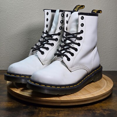 Martens, Doc’s, Doc Martens Women's Boots Size White