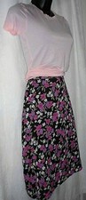 Dressbarn  polyester skirt sz S and  pale pink thsirt by UNIQLO sz XS nice look