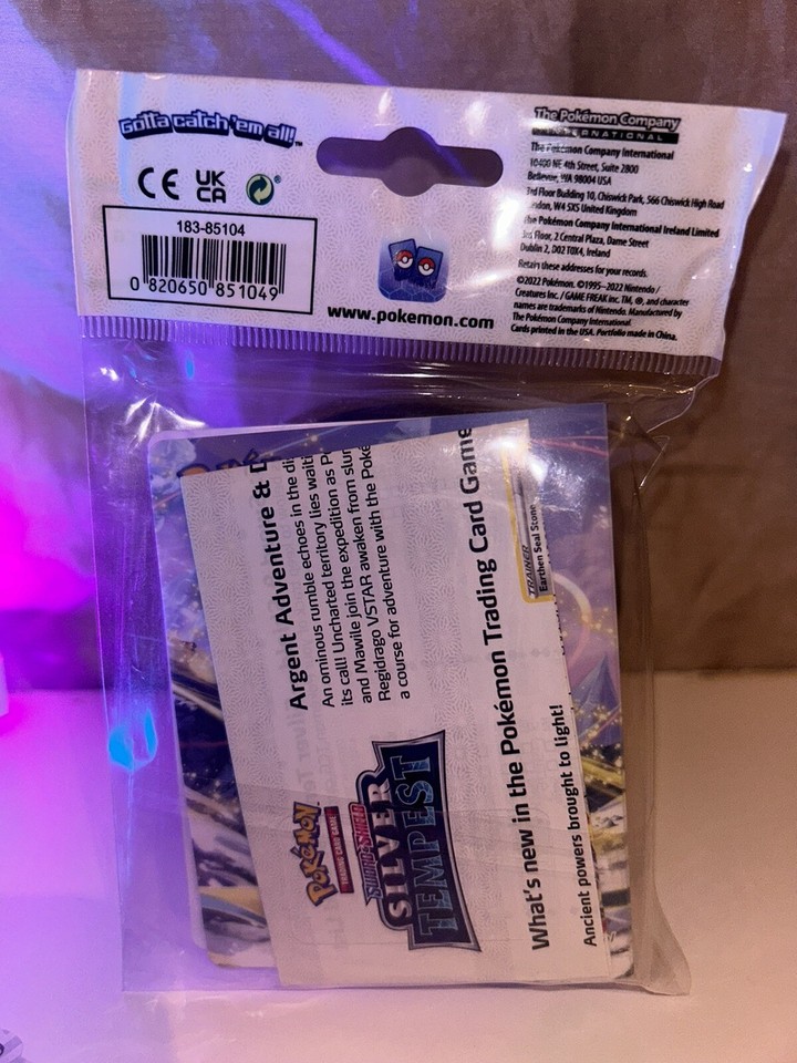 Pokemon Mini Portfolio Binder Holds 60 Cards Lugia Vulpix Silver