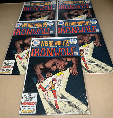 WEIRD WORLDS PRESENTS IRON WOLF #9 (VARIOUS GRADES) 5 COPIES/DC COMICS