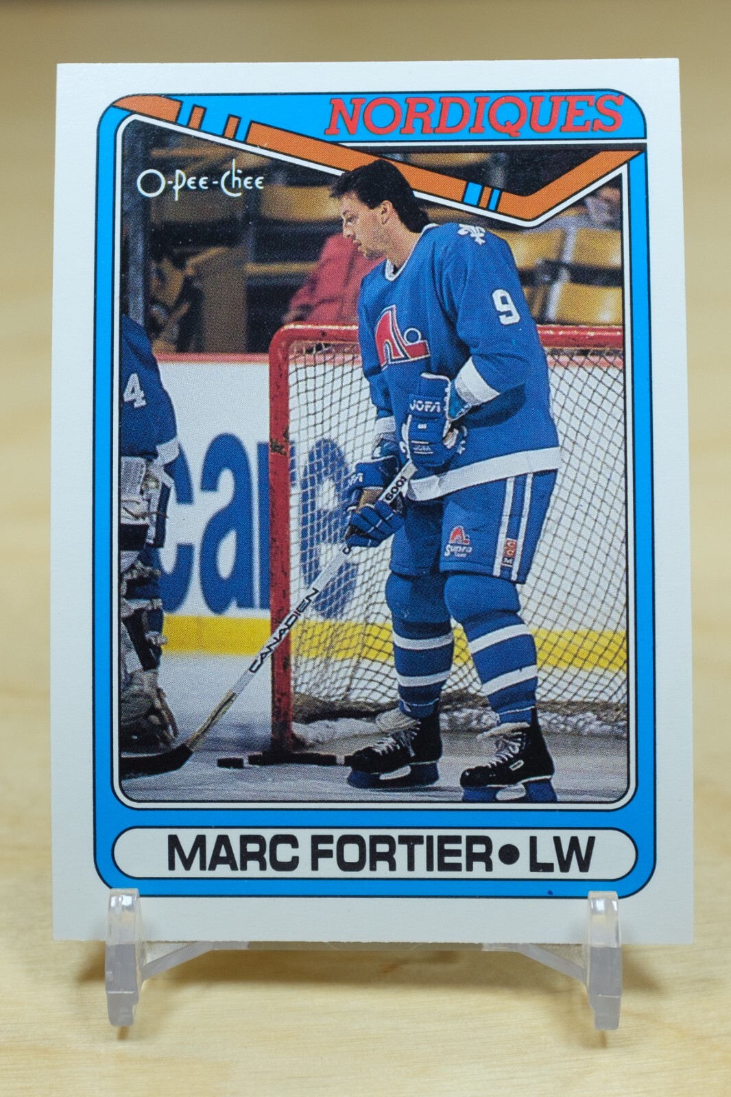 1990-91 O-Pee-Chee OPC Base #176 Marc Fortier - Quebec Nordiques