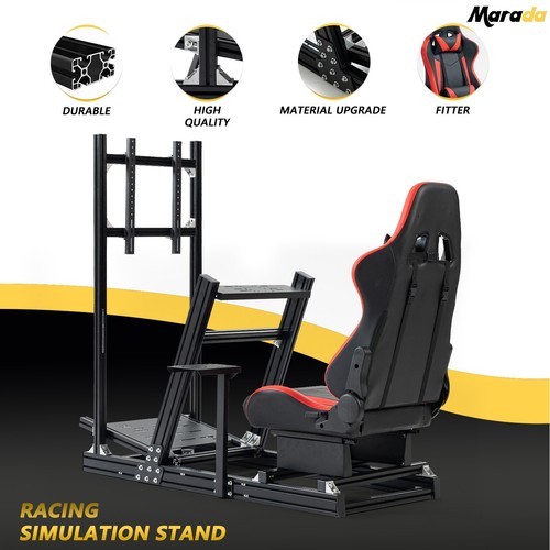 Marada F1 Aluminium Racing Simulator Cockpit Fit Logitech G29G923 Thrumaster T80 - Picture 41 of 56