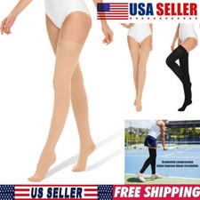 Women Thigh High Socks Long Nylon Thick Tall Long Boot Stockings Leg Warmers
