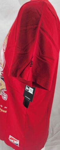 NEW San Francisco 49ers New Era Red Short Sleeve Crew Neck Tee Shirt Men's L - Picture 2 of 9