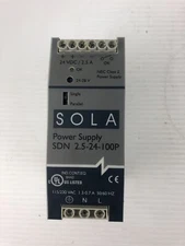 Emerson SOLA SDN-2.5-24-100P Power Supply 115/230 VAC 50/60 Hz 2.4 A