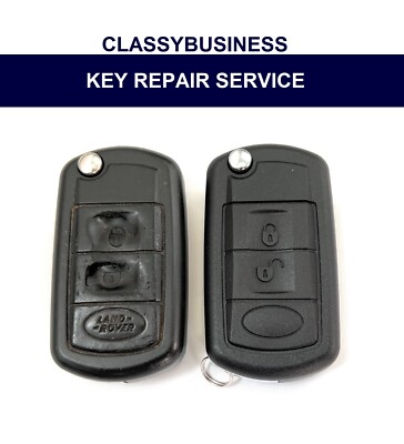 Reparatur Service für Range Rover Sport L320 2005 - 2009 Klappschlüssel Schlüsselanhänger Etui Batterie