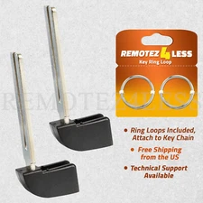 2 For 2021 2022 Replacement Toyota Sienna Uncut Key Blade Insert Aftermarket