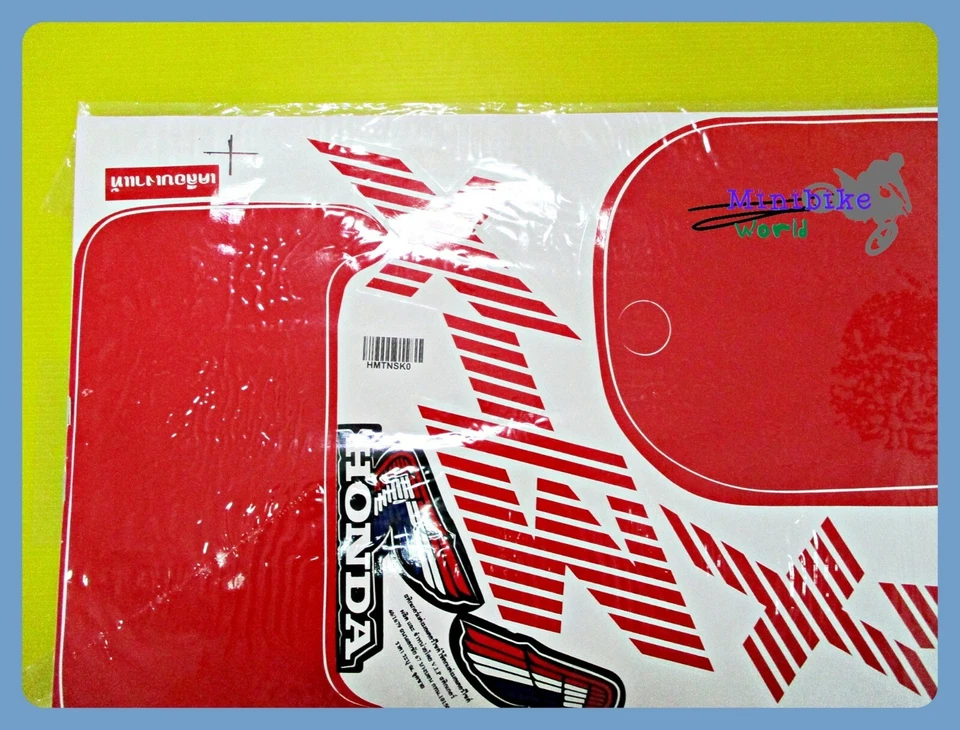 Fit Honda MTX125 MTX200 1987 For Red+ White Bike Sticker  (mi2041) Foto 2 de 4