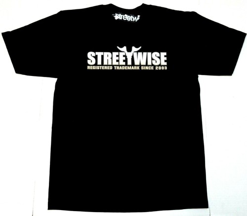 STREETWISE PELEVACAS T-shirt Urban Streetwear Adult Men's 2sided Tee Black New - Picture 2 of 3