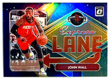 2021-22 Panini Donruss Optic Basketball Express Lane #16 John Wall Purple