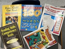 Lot of 5 Reading Comprehension Vocabulary Teacher Resource Books Grade 4