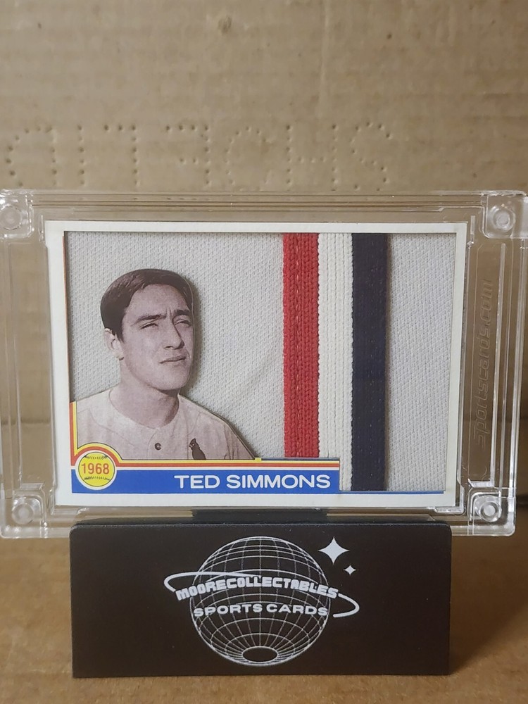 2023 Jersey Fusion Ted Simmons 1974 Pants Patch ProFusion 06/25 Game Used Rare