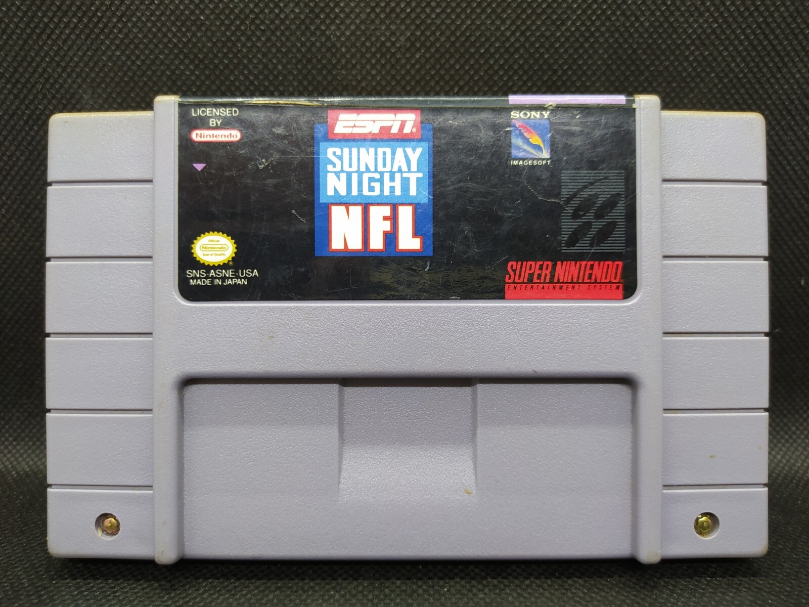 ESPN Sunday Night NFL - Super NES Nintendo SNES US - SNS-ASNE-USA