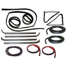 Window Channel & Felt Sweep Belt & Door Seal Kit for 80-83 Ford Pickup truck