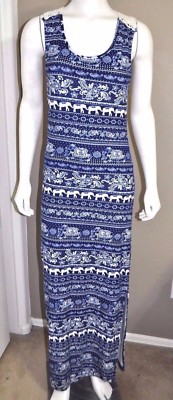 HOT KISS WOMEN'S SLEEVELESS DRESS CROCHET BACK SIZE M