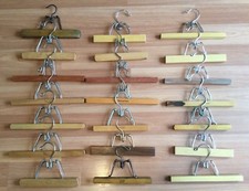 OLD VTG WOOD PANT SKIRT HANGER WINSTON MONTROSE NEVCO PRINCESS SETWELL LOT 21