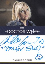 2023 Doctor Who Series 1 -4 Inscription Card Autographed by Camille Coduri w/ART