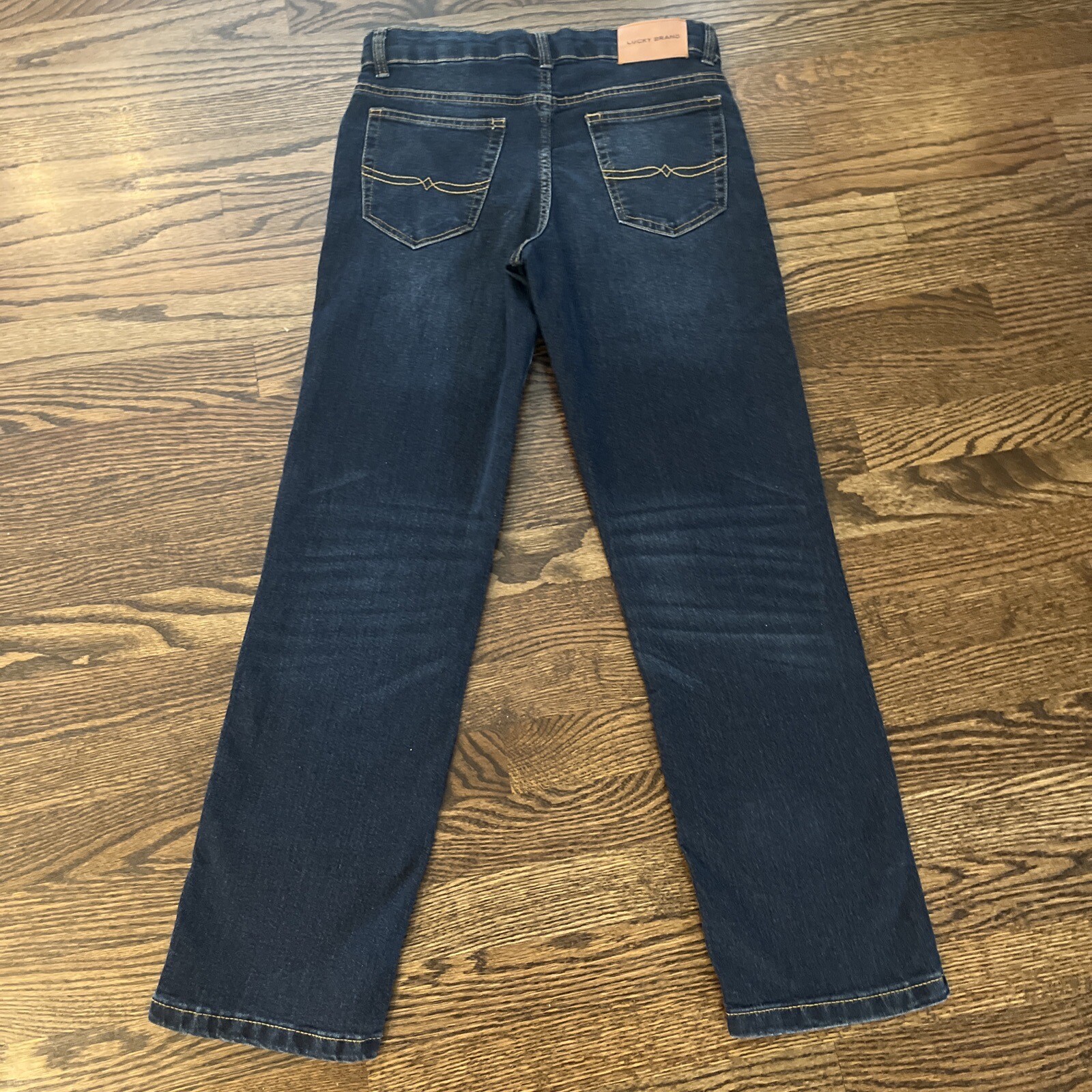 Lucky Brand Jeans Girl Size 14 Blue Classic Fit Straight Leg Stretch Denim - View 9