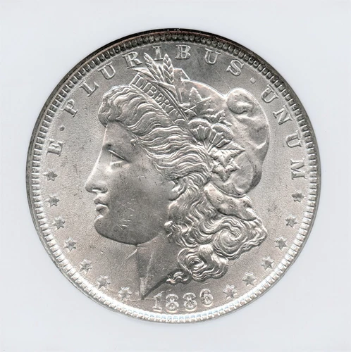 1886 Morgan Dollar, NGC MS64