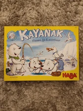 Kayanak: Vissen, ijs & avontuur Haba Dutch Children's Board Game *Incomplete*