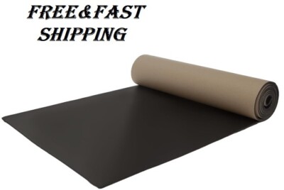 Sponge Neoprene with Adhesive Foam Rubber Sheet 1/8  Thick X 12  Wide X 54  Long