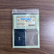 Boston leather 275-S-5005 Billfold Badge Case Wallet w/CC Slots Genuine Leather 