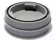 LEICA R REAR Double Sided LENS CAP 14162 14836 14838 GREY