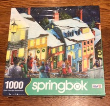 Springbok Christmas Carolers 1000 Piece Puzzle New Sealed