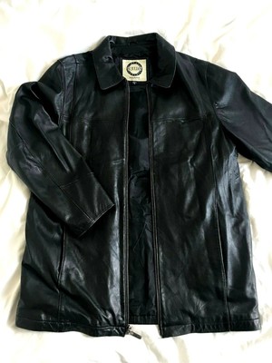 cdg leather jacket