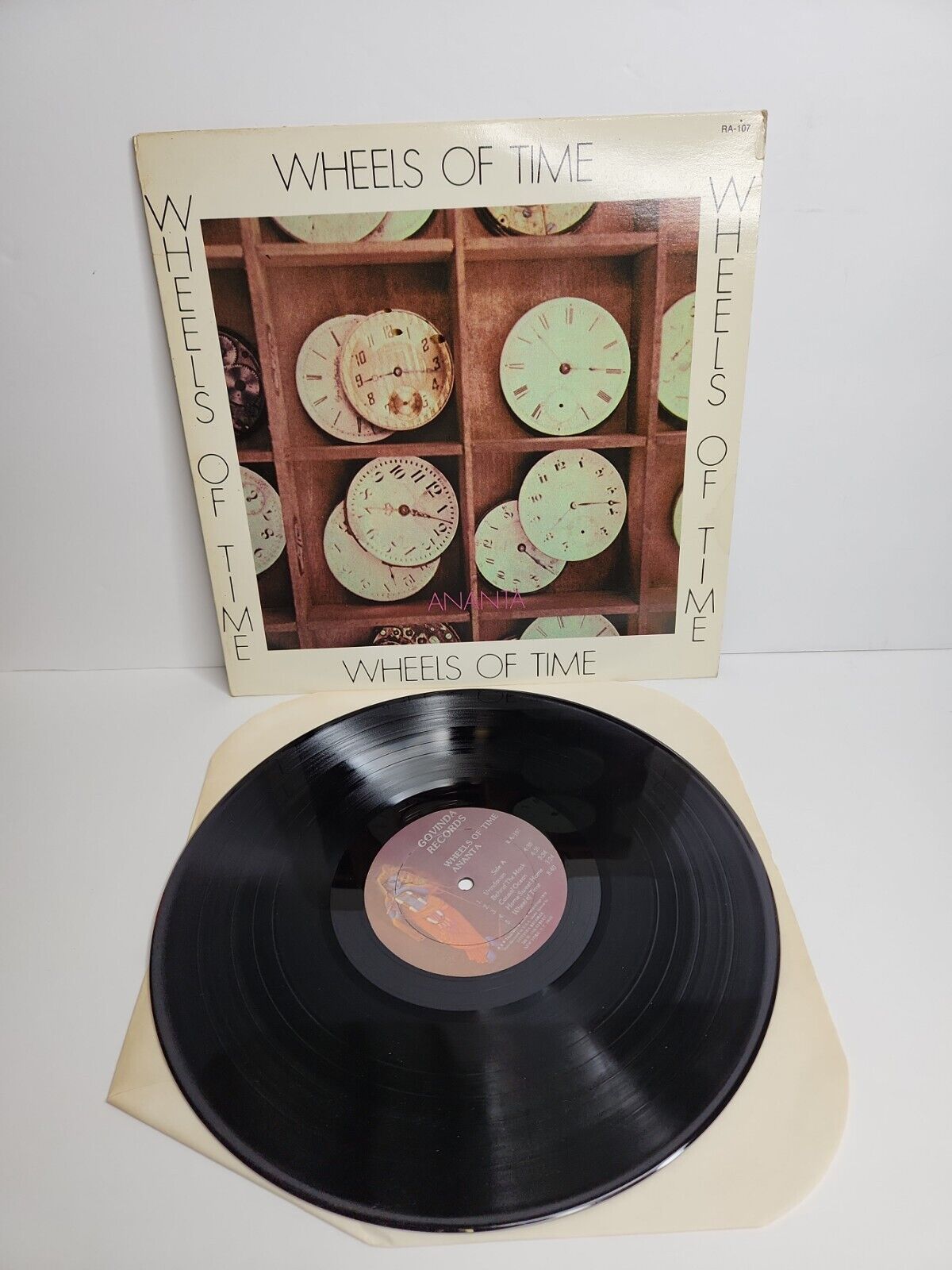 ANANTA, Wheels of Time, Vintage 1978 NMint LP, Govinda Ra-107, Rare Mystic Gift