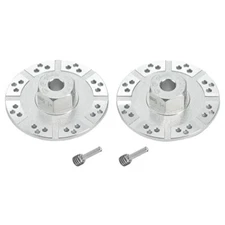 NEW GPM Alum 7075 +1.5mm Hex with Brake Disk/Silver Lining Silver : Losi